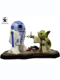 �֥ꥹ�������� STAR WARS-ANIMATED STATUE Yoda��R2-D2