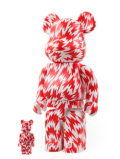 BE@RBRICK��ELEY KISHIMOTO 100���400�� WHITExRED