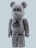 XLARGE���� BE@RBRICK 100% GRAY �ե��å���Ver.